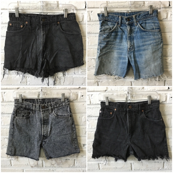 Short en discount jeans levis femme